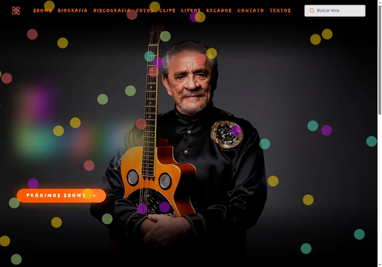 Site Oficial Zé Ramalho